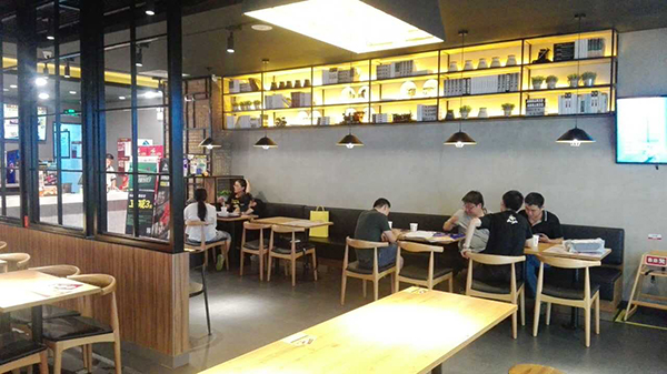 餐飲店面裝修設(shè)計圖片、餐飲店裝修效果圖、餐飲店裝修案例